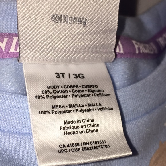 Disney Frozen 2 Elsa The Snow Queen Little Girls Sweatshirt Size 3T - Picture 7 of 9